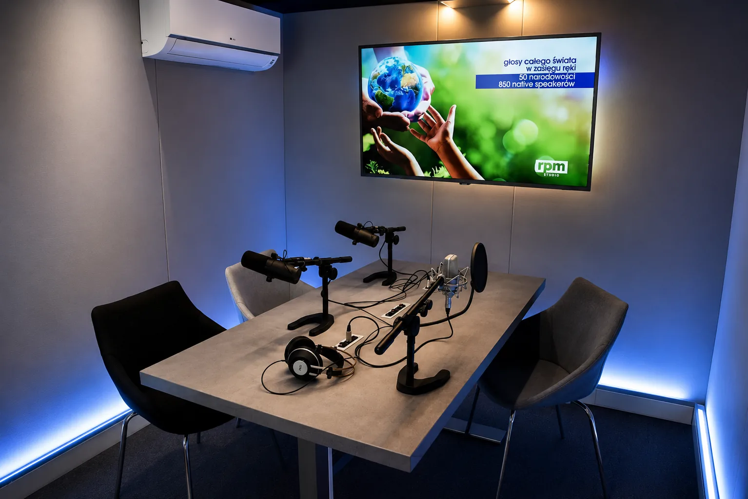 Podcast Studio Warsaw – inside the RPM Studio recording facility