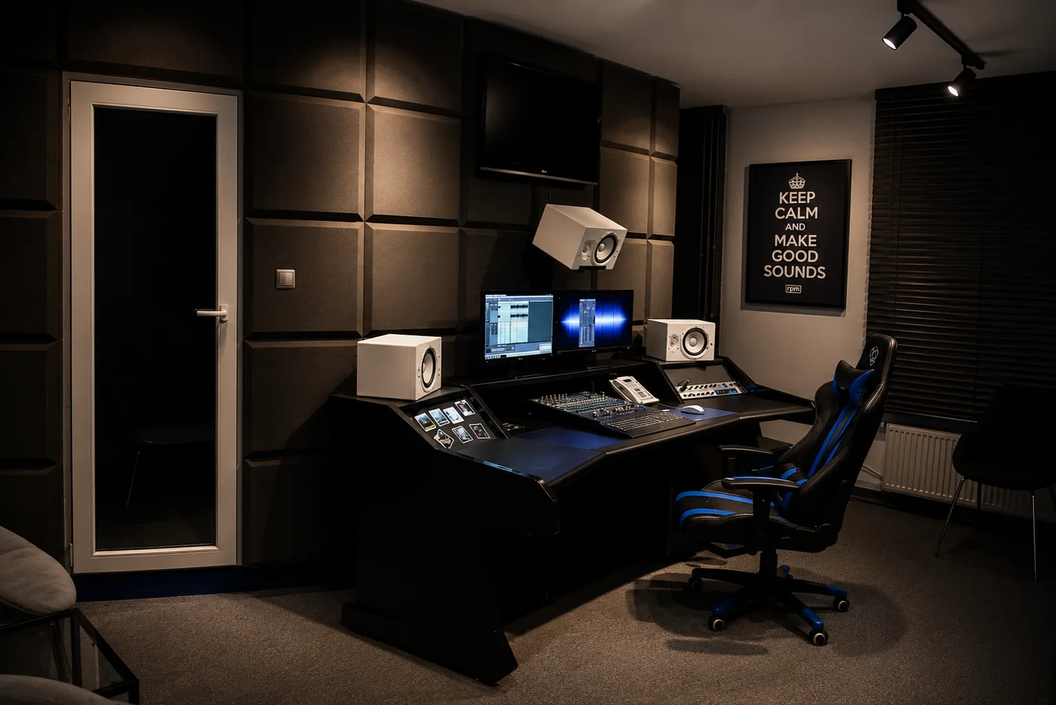 RPM control room – sound engineer's desk