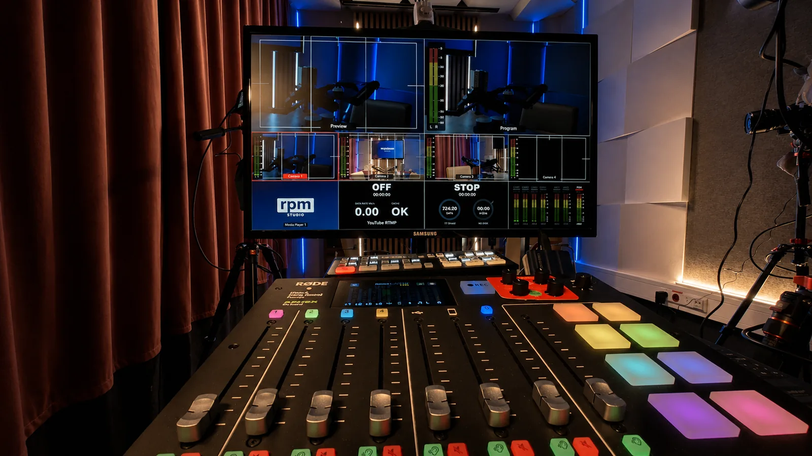 Podcast Studio Tarnow – inside the RPM Studio recording facility, photo 2